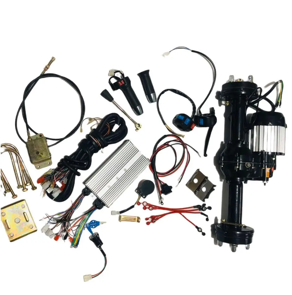 Modified 80cm Motorcycle Electric Transmission 48v 1200w Motor Tricycle