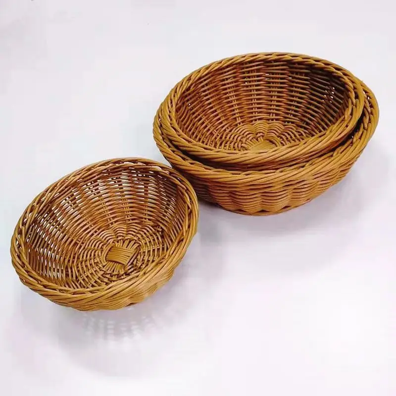 Venta al por mayor cestos redondos de plastico-Compre online los