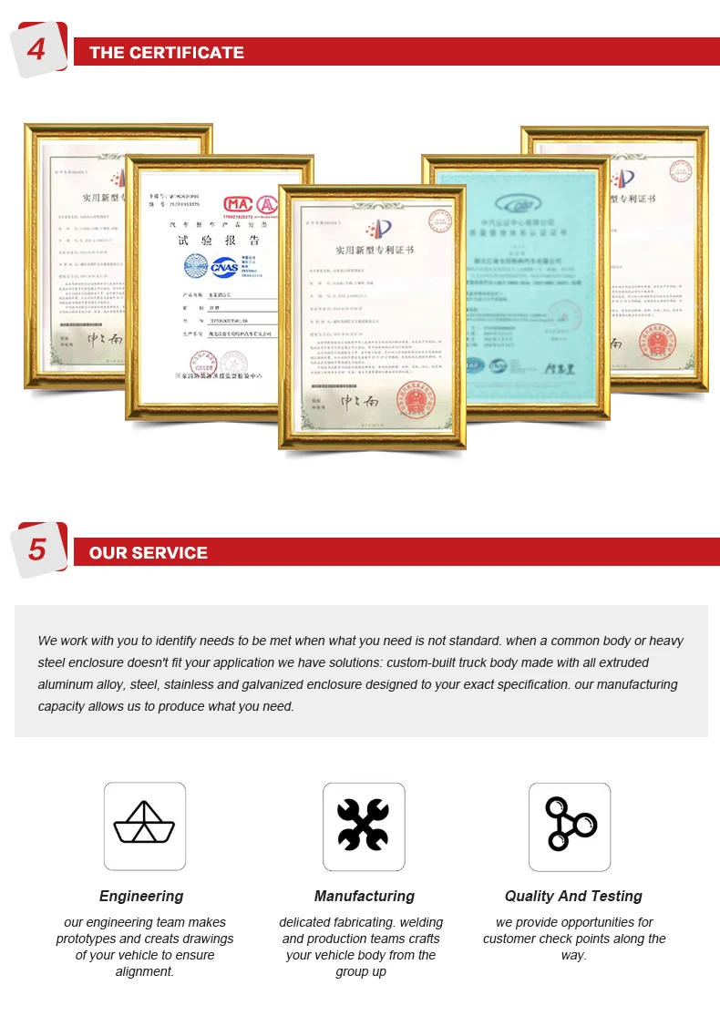 Order from China direct Multiple drawers custom aluminum truck tool box