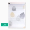 0.5-2.3m Height Fiber White Zebra Alu Hardware 100% Polyester Fabric Triple Shade Silhouette Window Blinds