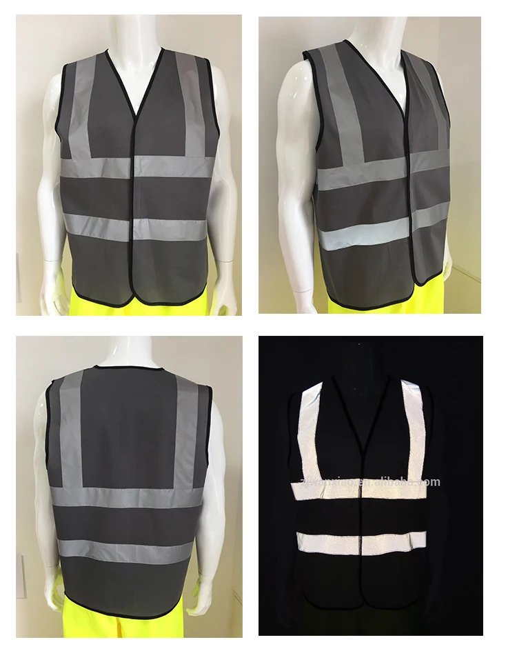 热卖高可见性反光公司安全服装背心