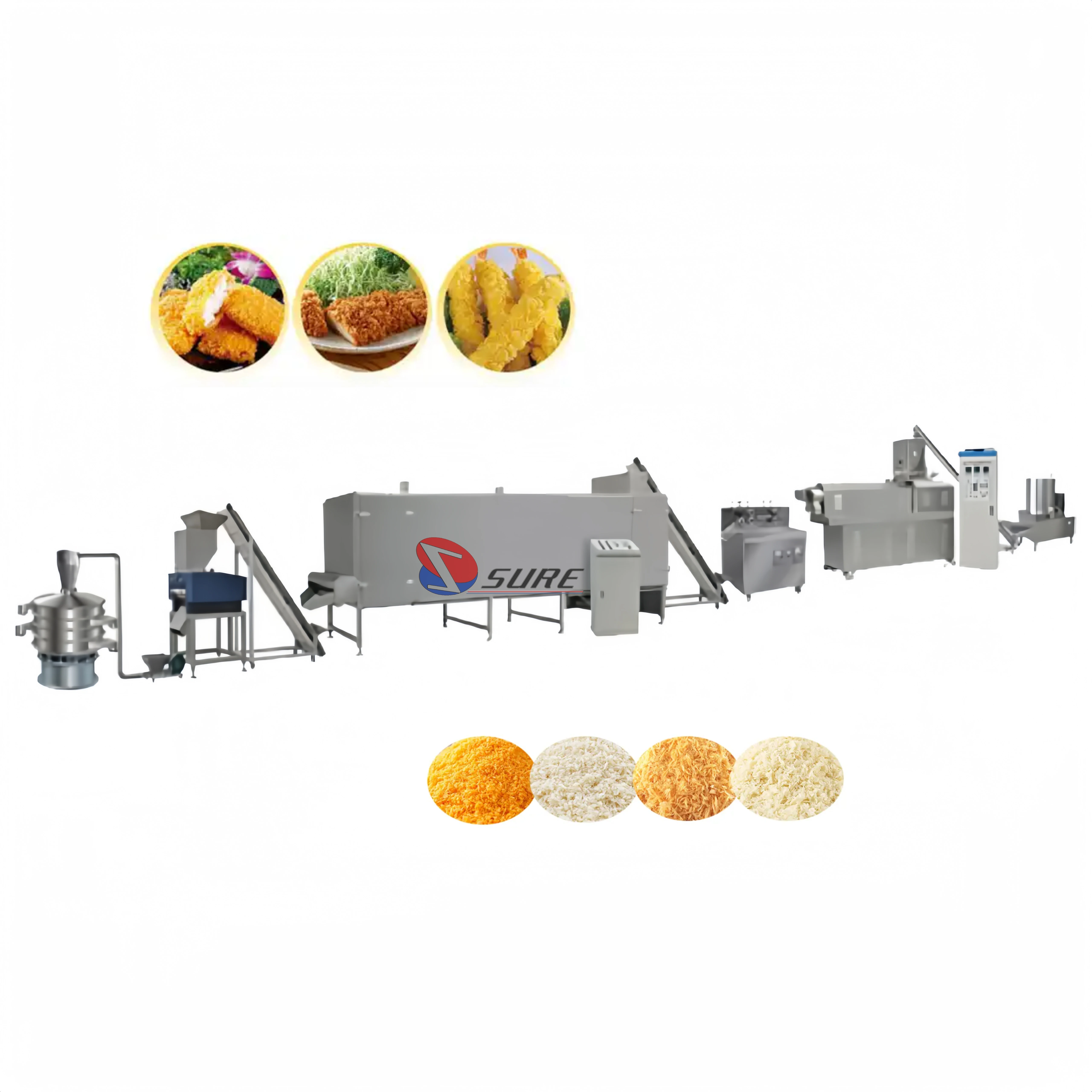 Bread Crumb Making Machine Bread Crumbs Machine Panko Bread Crumbs ...
