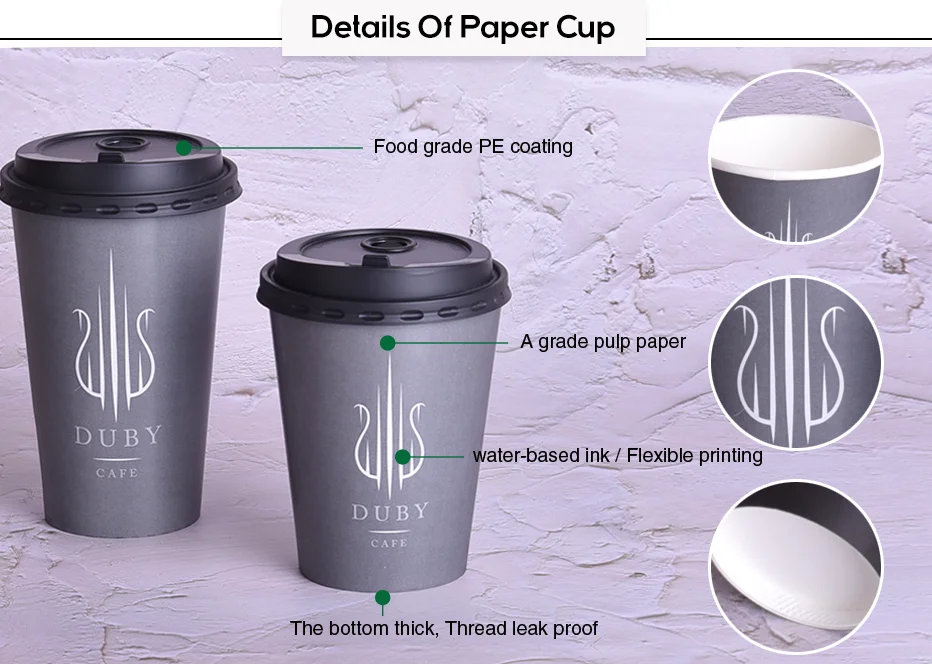 Custom coffee paper cups