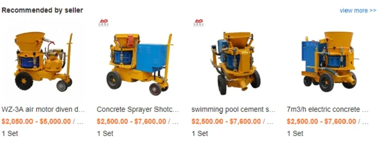wet shotcrete machine