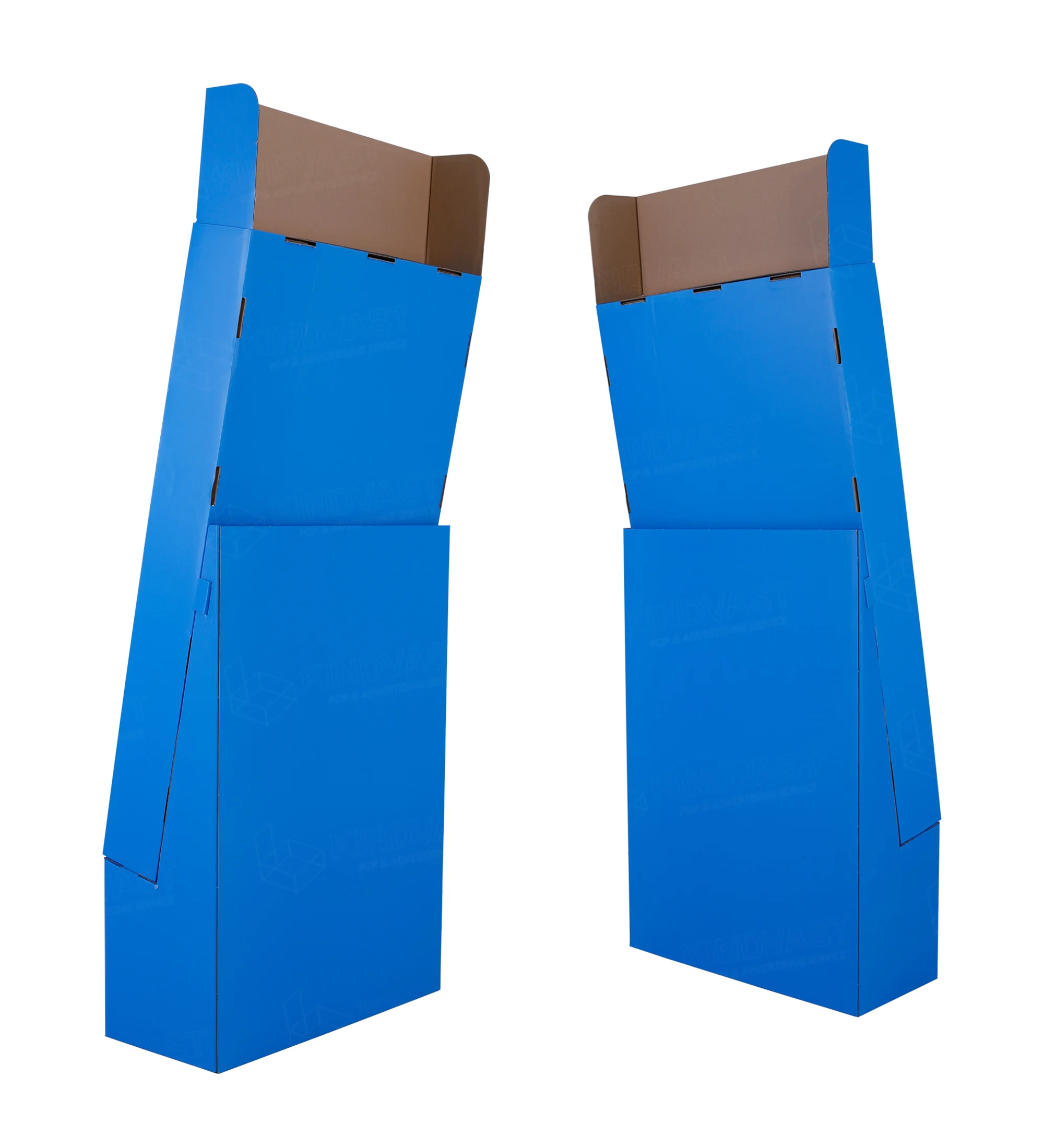 shenzhen supplier cardboard shipper floor display with cases and