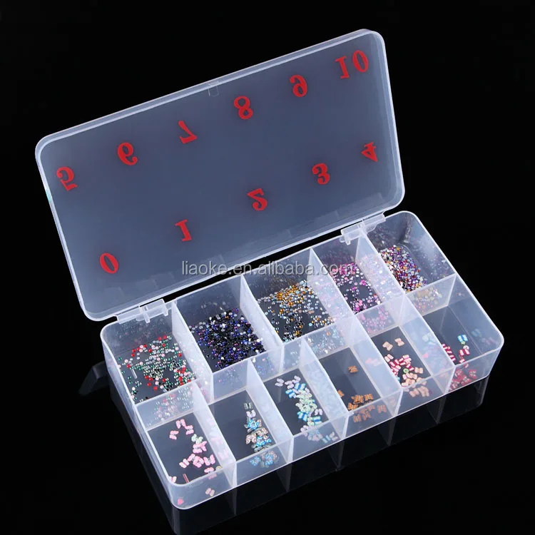 Nail Art Beauty11 grid Storage Box