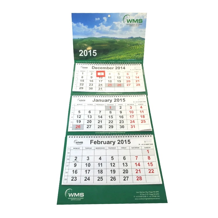 2019 Tear-off 3 Month Wall Calendar - Buy 3 Month Wall Calendar,Tear