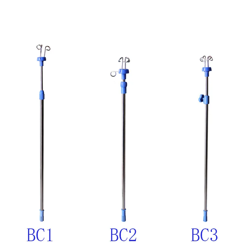 Hospital Furniture Infusion Stand Iv Pole Height Adjustable Stainless