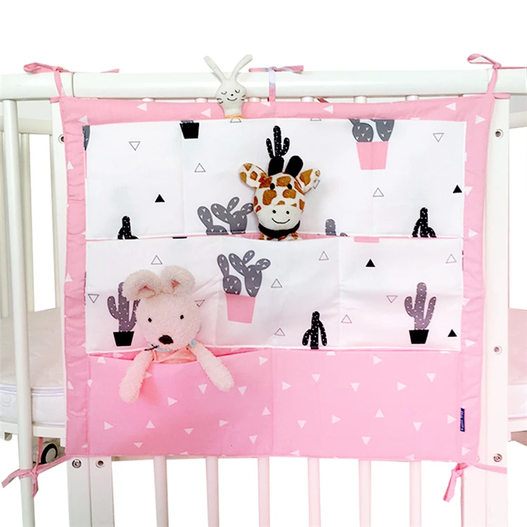 Organiseur De Lit De Bebe En Coton 50 60cm Pochette De Couche Culotte Pour Lit De Bebe Sac De Rangement Suspendu De Lit Buy Sac De Rangement Suspendu Pour Lit Organisateur De Lit En Coton Pour Lit Moustiquaire