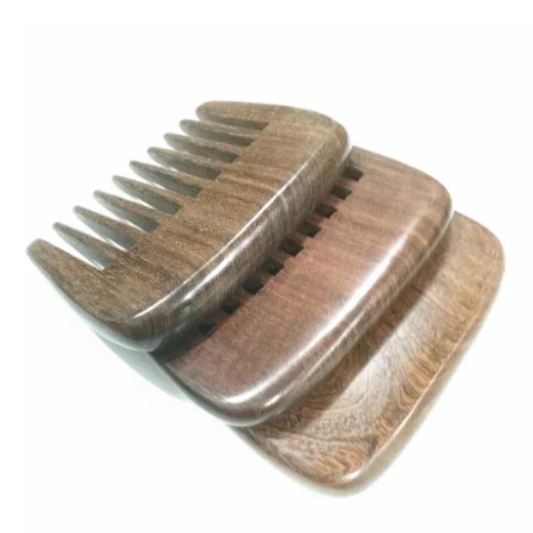 天然檀香宽齿木胡须梳 - buy 木制胡须梳,宽齿梳