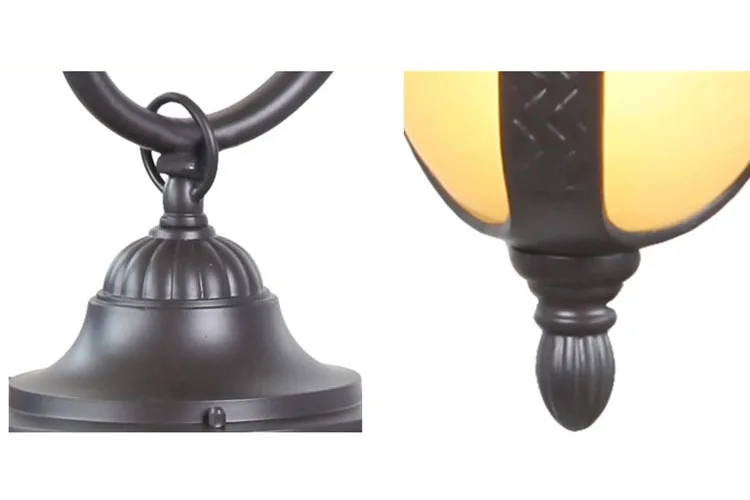 Wholesale outdoor waterproof aluminum Antique Lamp Post for garden lawn Pathway