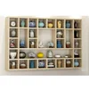 wooden decoration wall hanging storage shelf wood cube rack