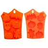 Food Grade Halloween Pumpkin Ghost Silicone Candy Cookie Chocolate Kitchen Baking molds