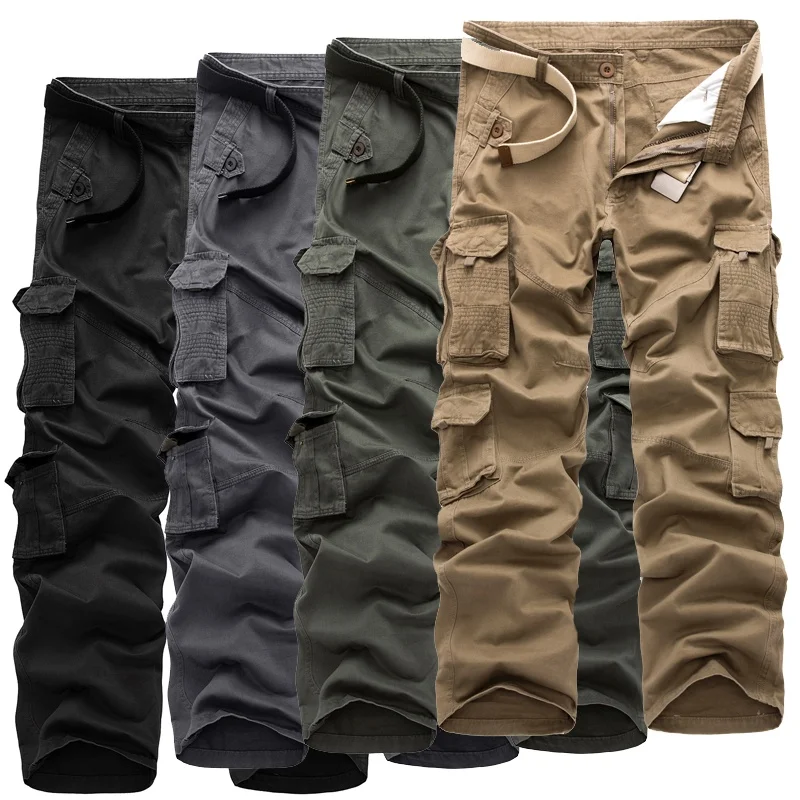 calças com bolsos laterais masculina