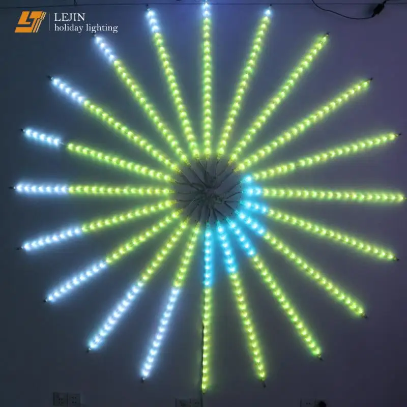 Color Changing Smart Led Meteor Shower Light For Garland Indoor Outdoor