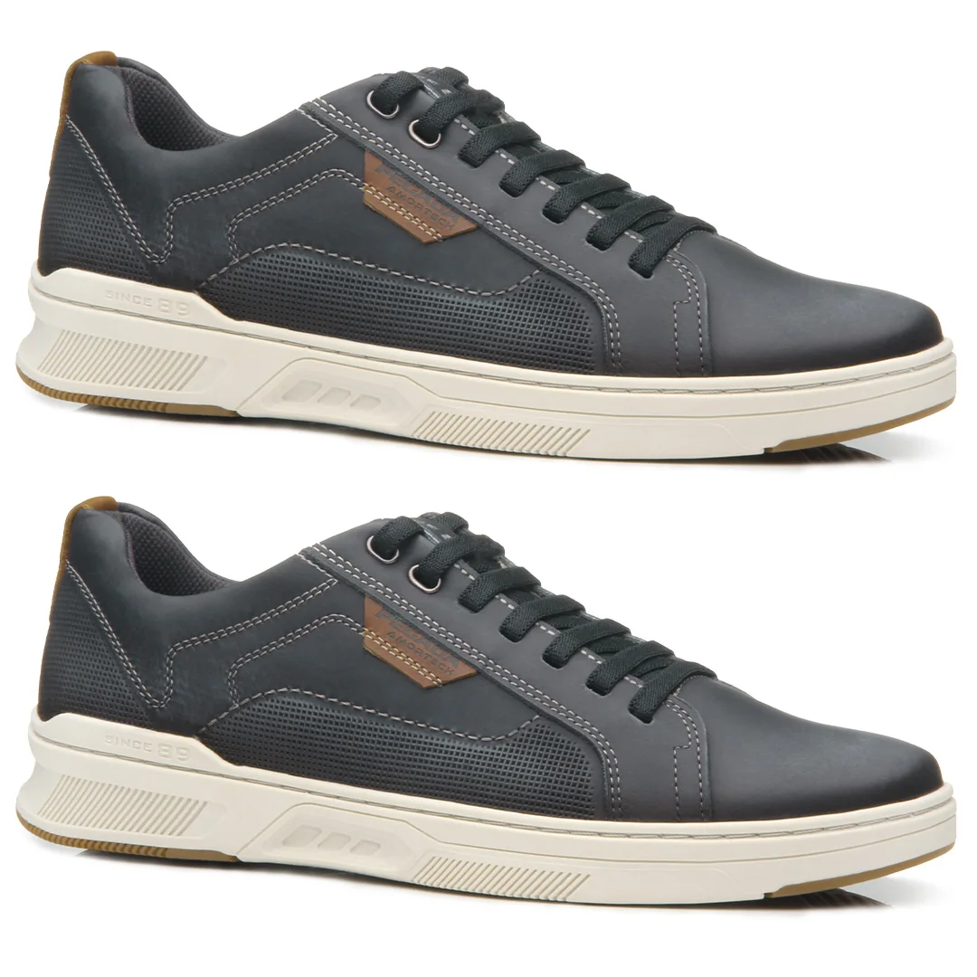 Pegada Men Casual Campbellsburg Nubuck Grey-pull Up Cognac09 - Grey ...