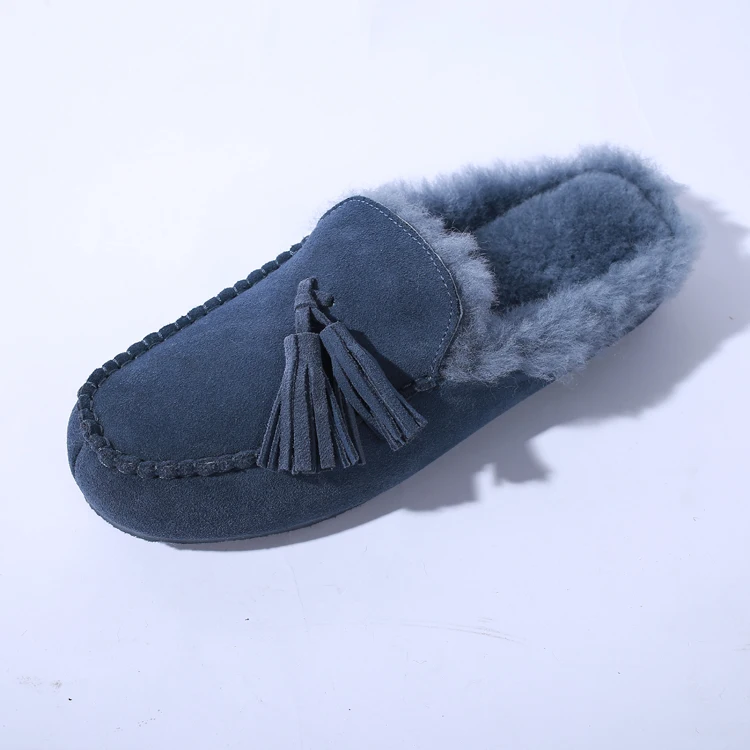 shearling clog slippers