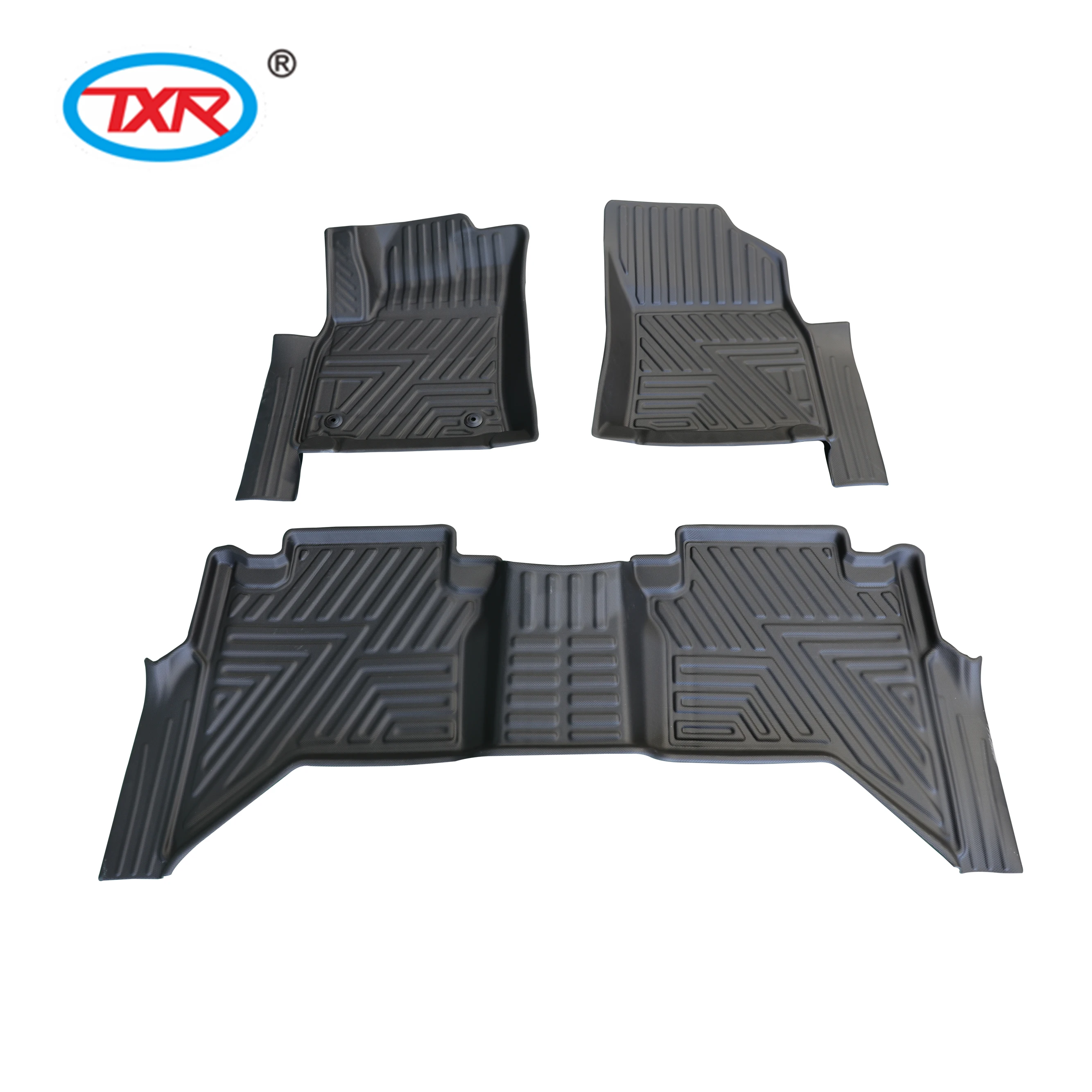 Hot Sale Tpe Plastic Black Color Car Auto Floor Mats For Landcruiser