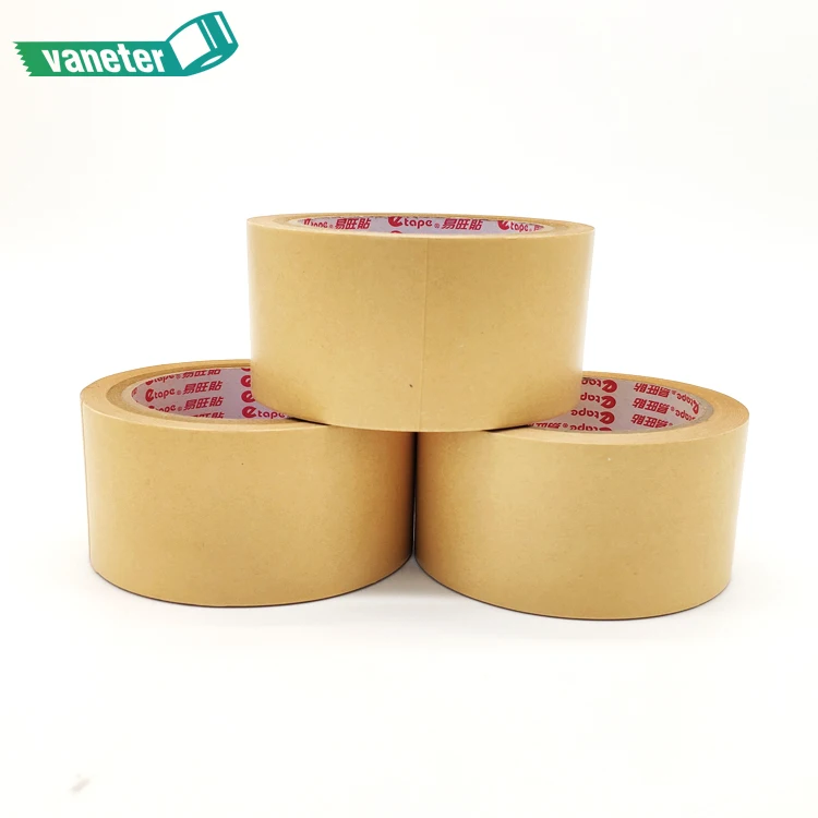 Eco Friendly Paper Packing Tape Kraft Paper Sealing Tape Packaging