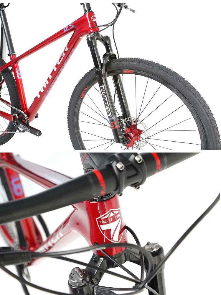 Adult variable speed  M7100-12S high modulus carbon frame disk brake mountain bike bicycle