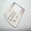 Aluminum Faceplate with CNC Machining Process, Natural Anodized Finish