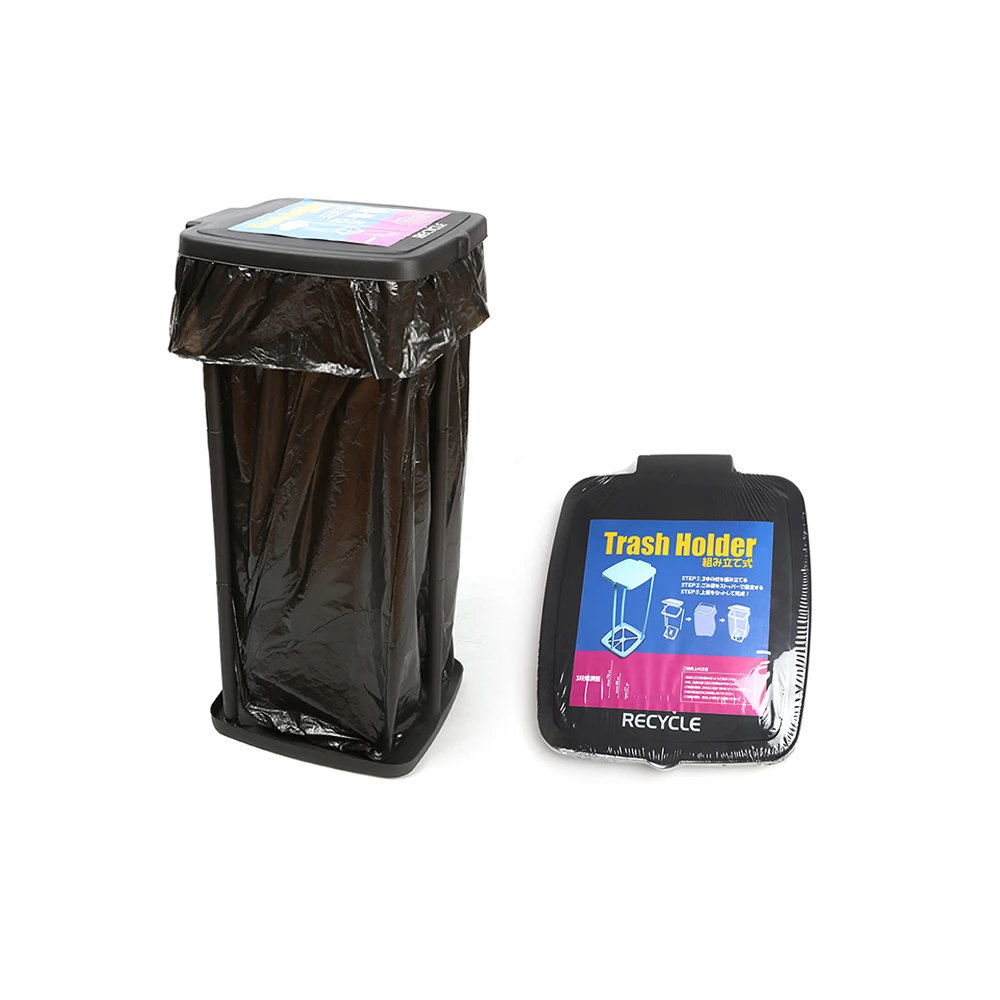 
Hotsales foldable dusty bag holder plastic trash bin garbage bin 