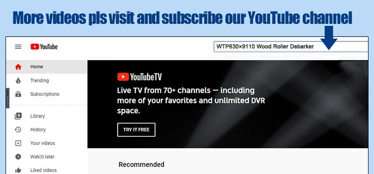 Forestry Machine Wood Log Debarker for Pine Tree