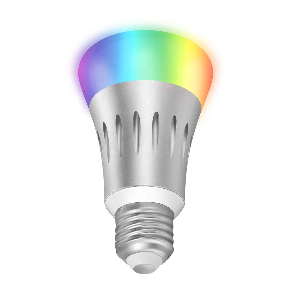 Smart light bulbs google home Wifi App Control Led BulbWireless RGBW Smart Material Multi Color Wi-Fi Smart LED Light Bulb