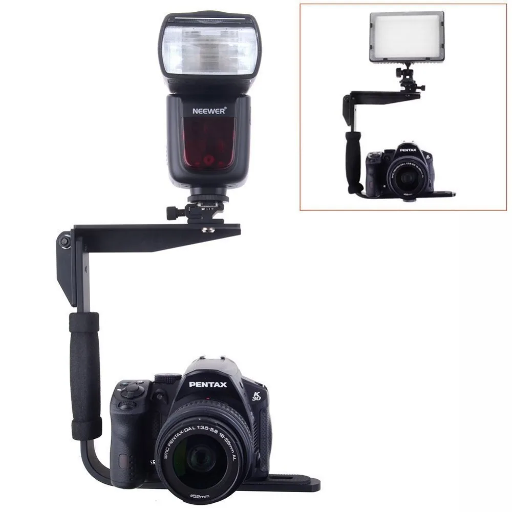 Camera Right-angled Flash C-frame 635 U-bracket with 1/4 thread for LCD  Photography