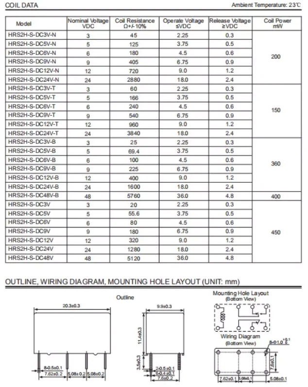 Hrs4h s dc12v схема подключения