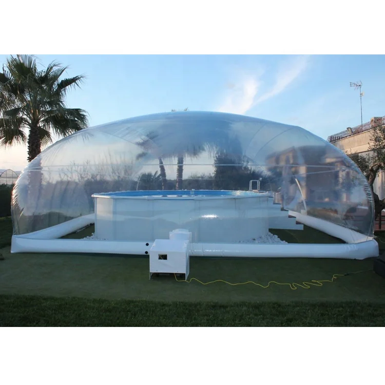 clear inflatable bubble dome cover,inflatable swimming pool dome  tent for Winter