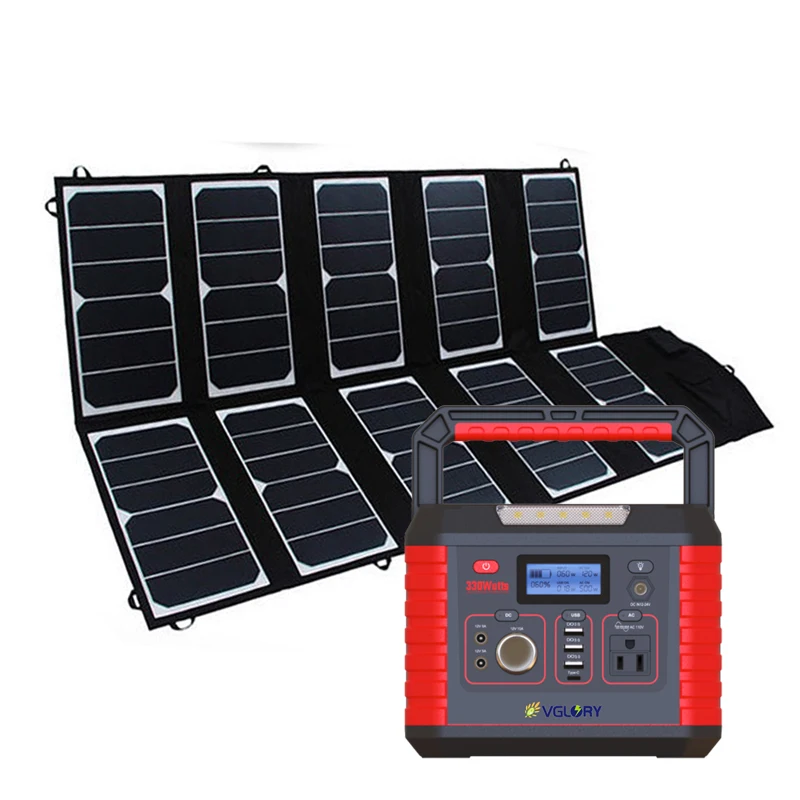 300w 500w 1000w Solar portable home lighting camping system