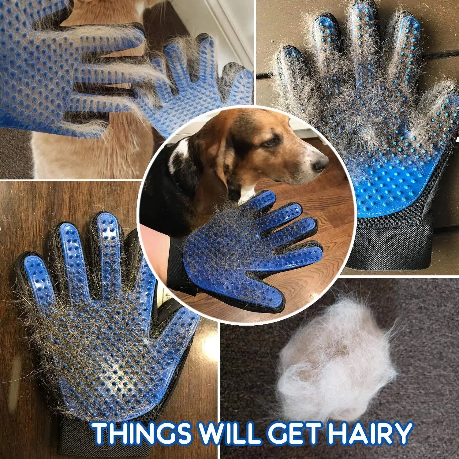 Brush Mitt Efficient Grooming Gentle Deshedding Pet Hair Remover Mitten Buy Gentle Deshedding