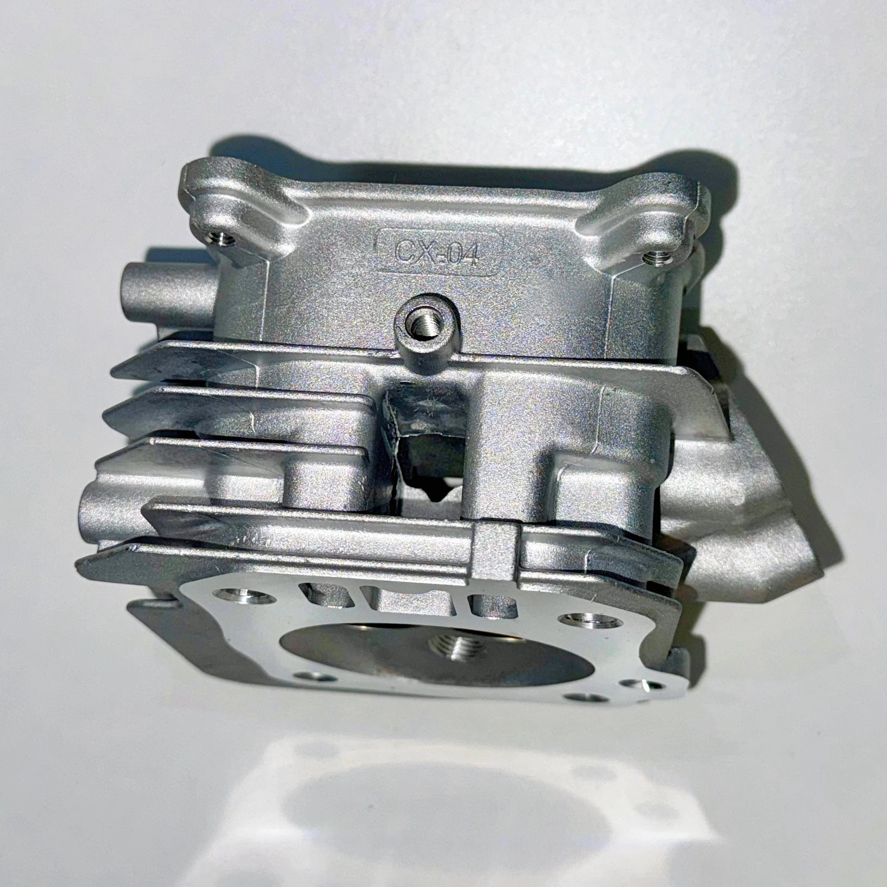 Exploded diagram of 170F engine components: cylinder head, carburetor, flywheel, and crankcase