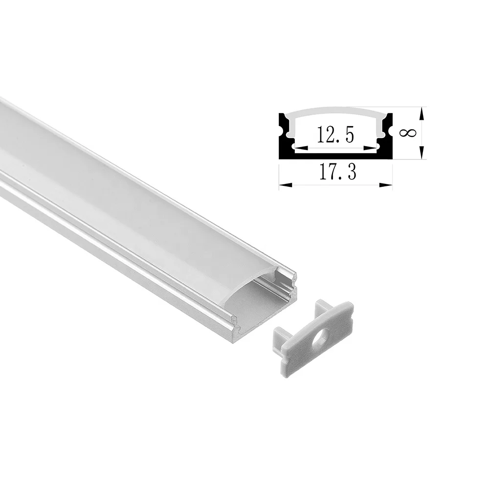 
Newest Hot Trimless U Shape Flat Aluminium Profile for LED Strips 