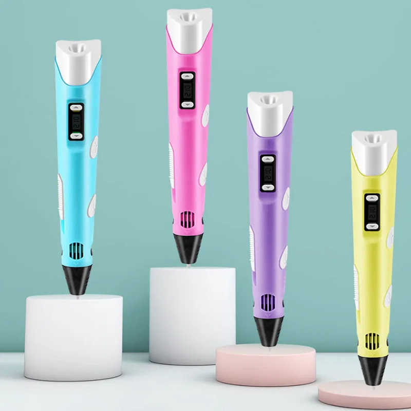 Wholesale Pen Printer support PLA ABS PCL 3D painting low temperature printing 3d pen for Christmas Gift