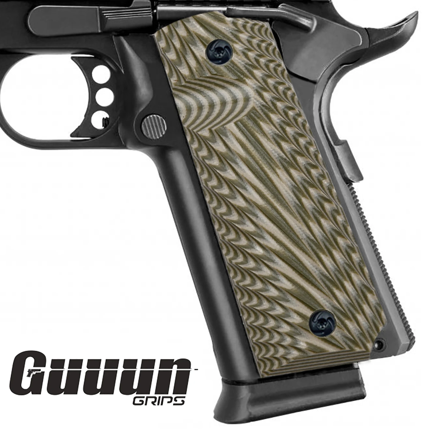 Guuun1911グリップフルサイズガバメントコマンダーg10グリップアンビセーフティカットアグレッシブスターバーストテクスチャピストルガングリップ Buy 1911グリップ 1911グリップg10アンビ安全カット銃グリップ 1911ピストルグリップカスタムコルトパニッシャー