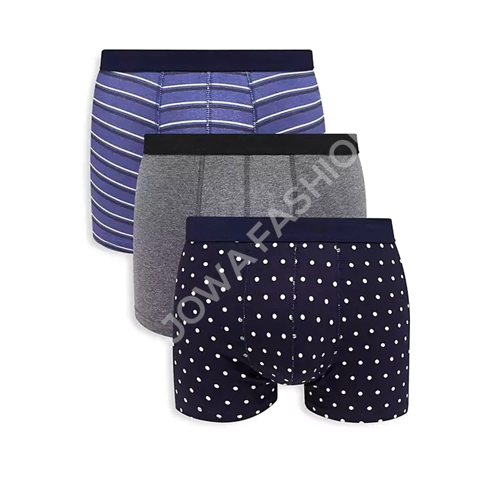 Hot Comfort Wholesale Breathable Men's Boxer Underwear Spandex Cotton