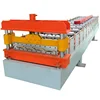 China Automatic Galvanized Steel Roof Panels Tile Sheet Making Cold Roll Forming Machine