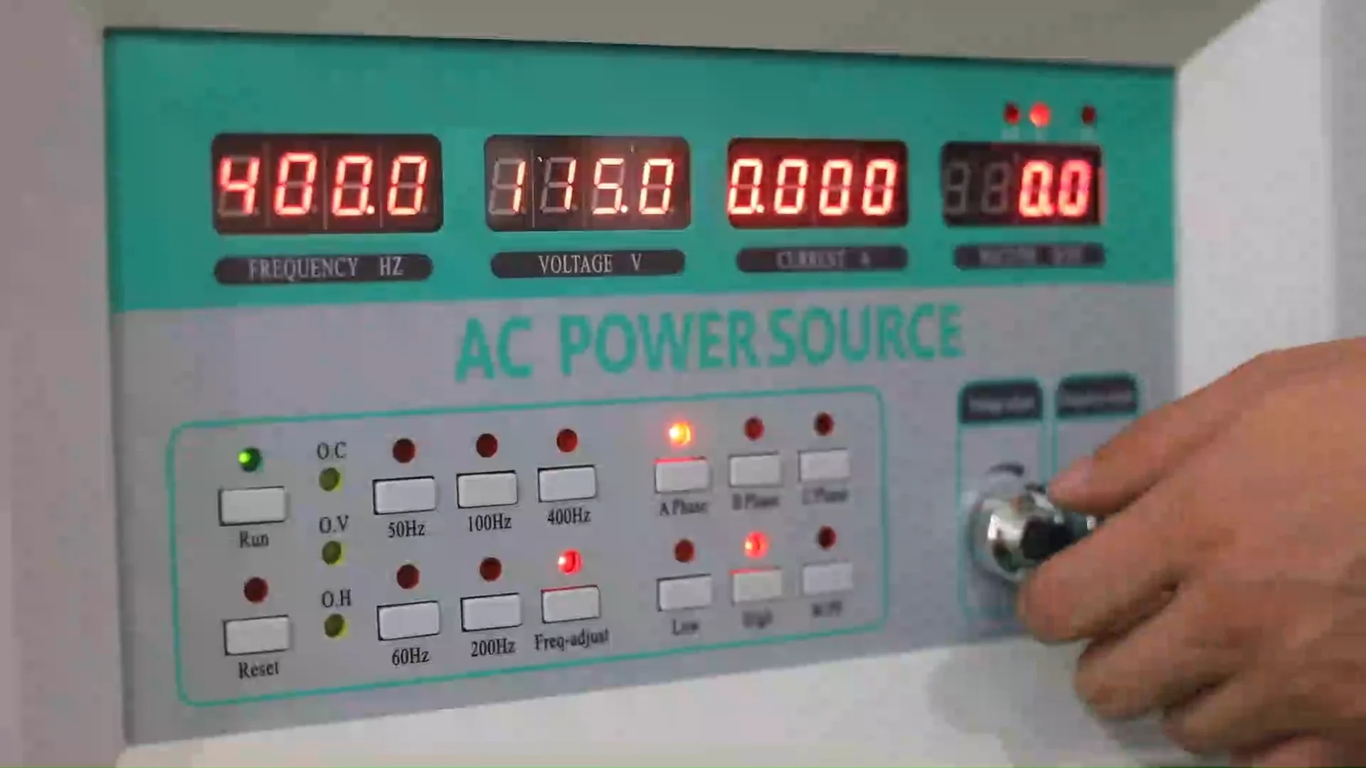 Af400 1kva Ac Industrial Power Source 115v 400hz Static Single Phase