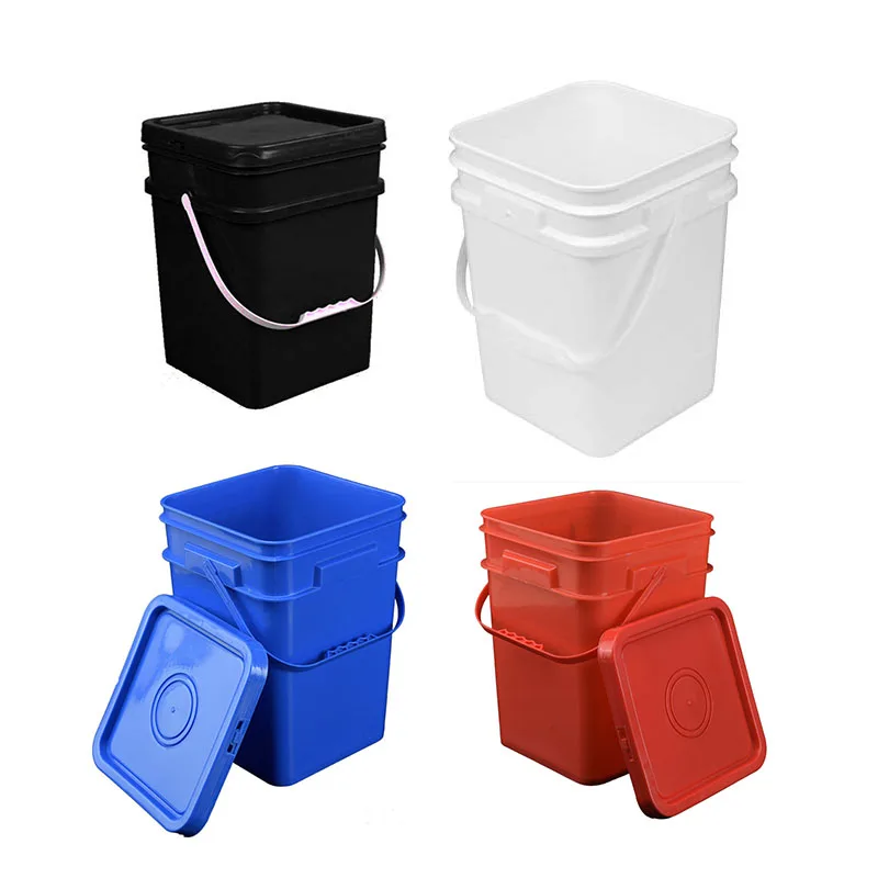 Cubos Cuadrados De Plástico De 1l,Cubos De Plástico De 3l,Barriles De