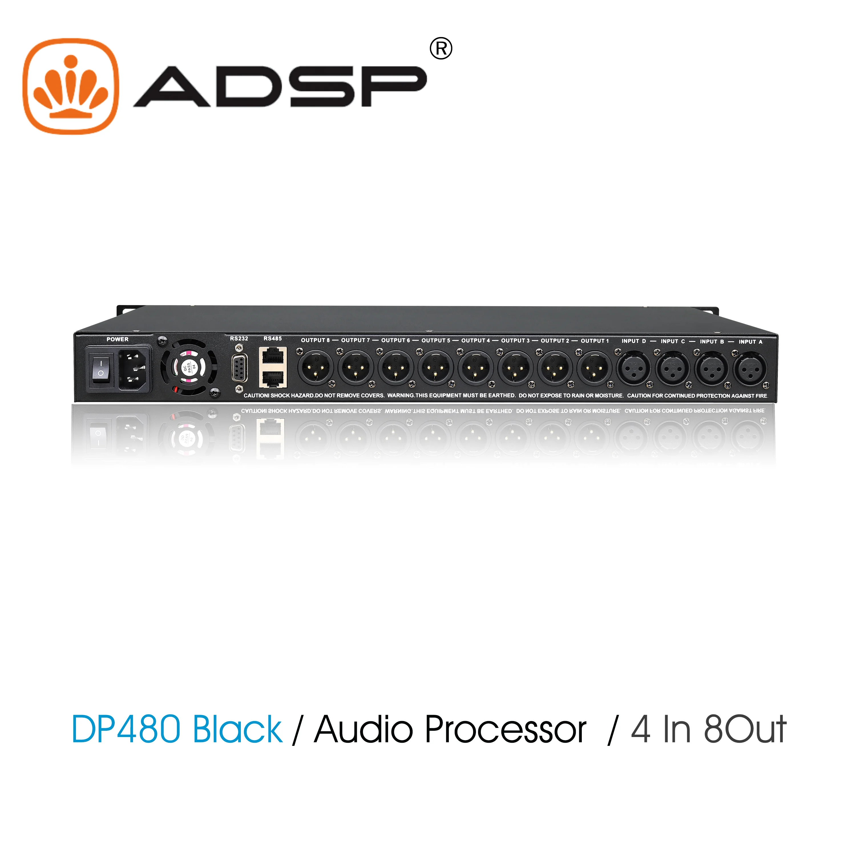 96K Sampling Rate 4 Input 8 Output Digital Audio Processor