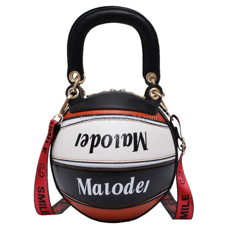 purple basketball purse