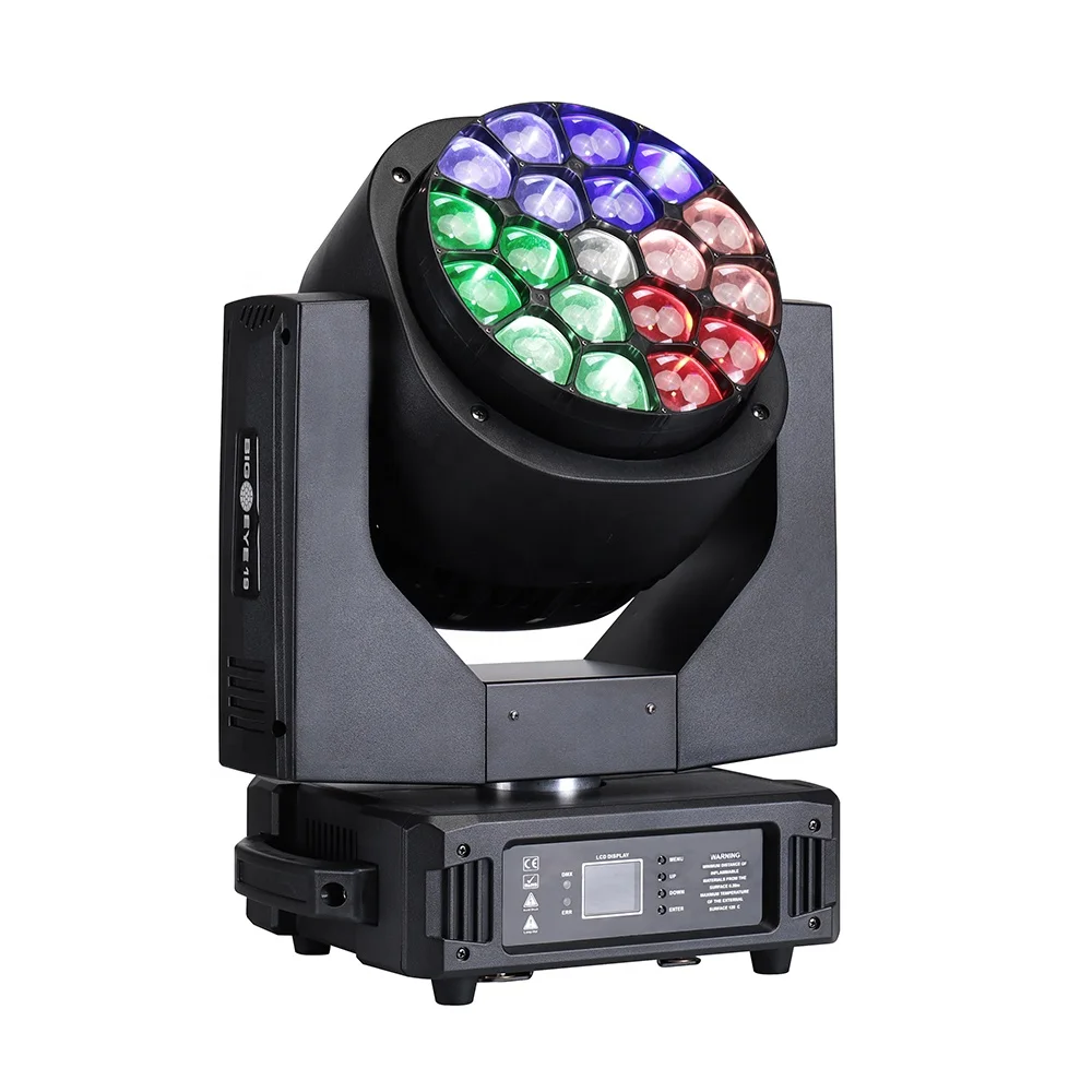 Как прописать в lightjockey led zoom wash 19x15w with 2in1 fly case