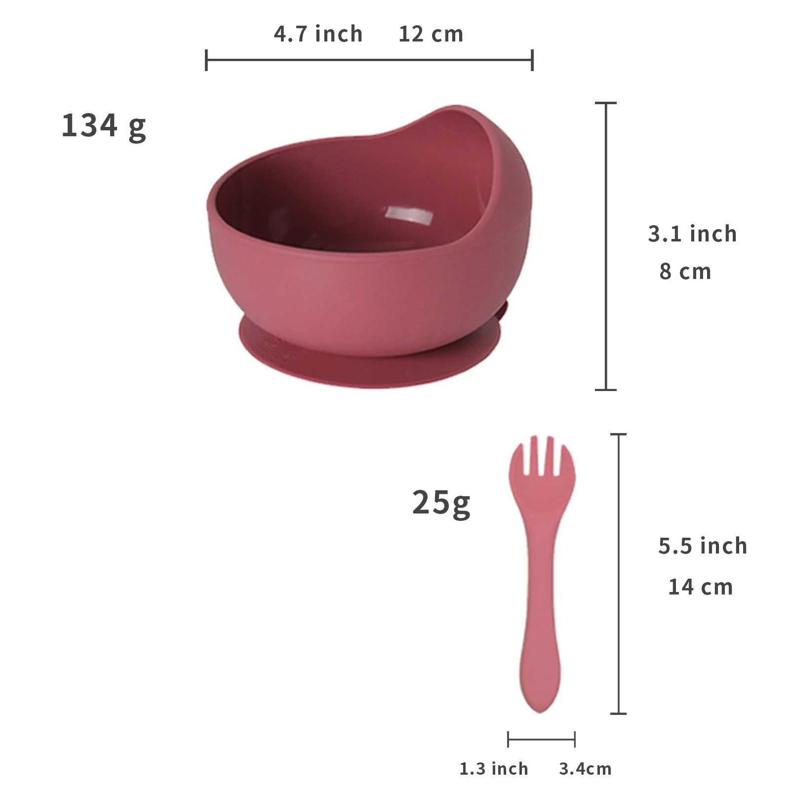 Most Popular Baby Suction Bowl Portable Silicone Salad Bowls