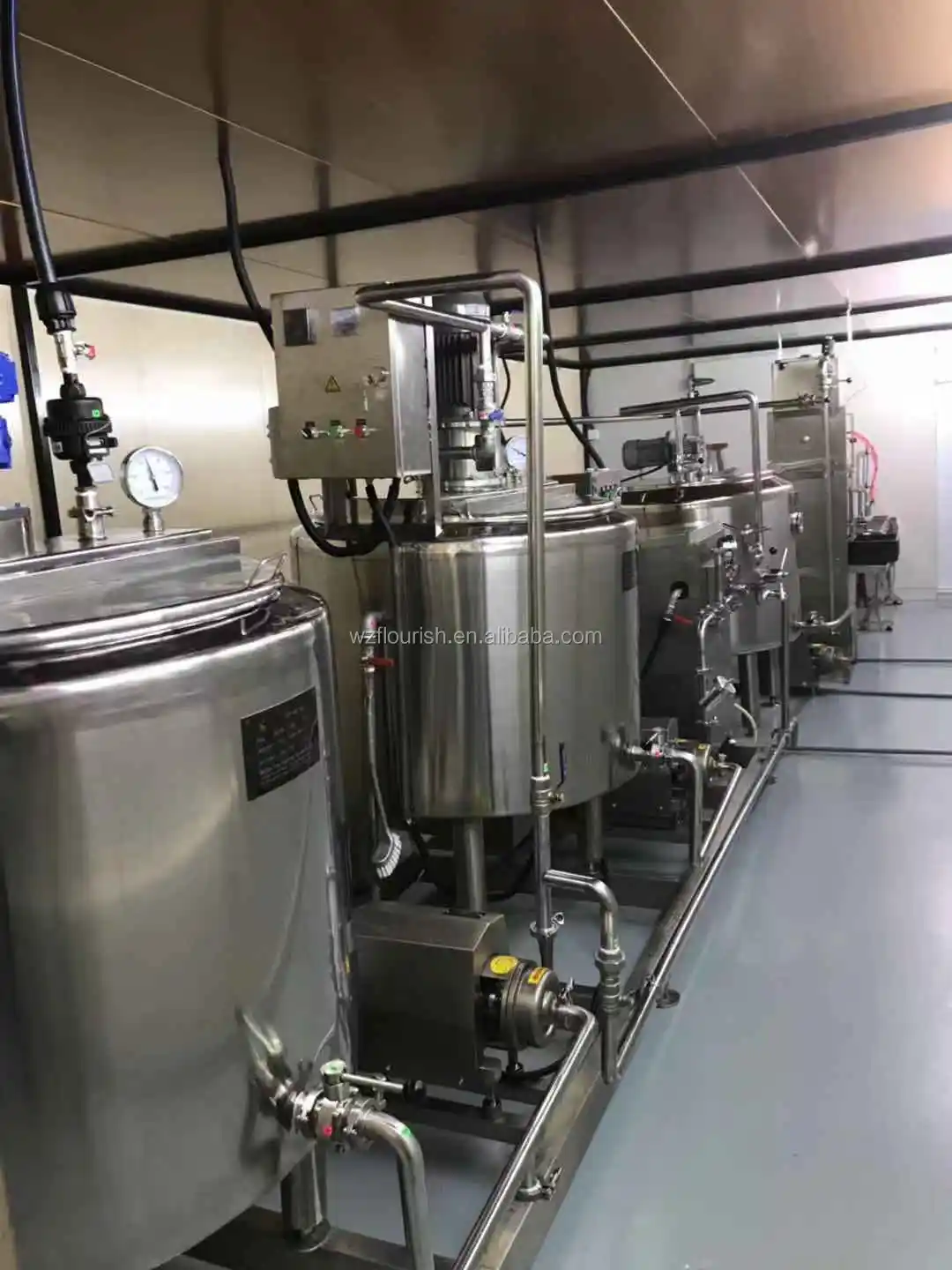 Complete UHT Milk Production Line With Small Capacity