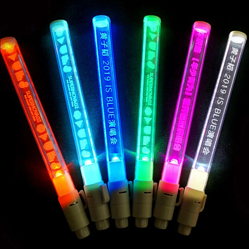72x LED RGB Palos De Espuma Fiesta Luz Intermitente Luz Arriba Rave Glow  Stick