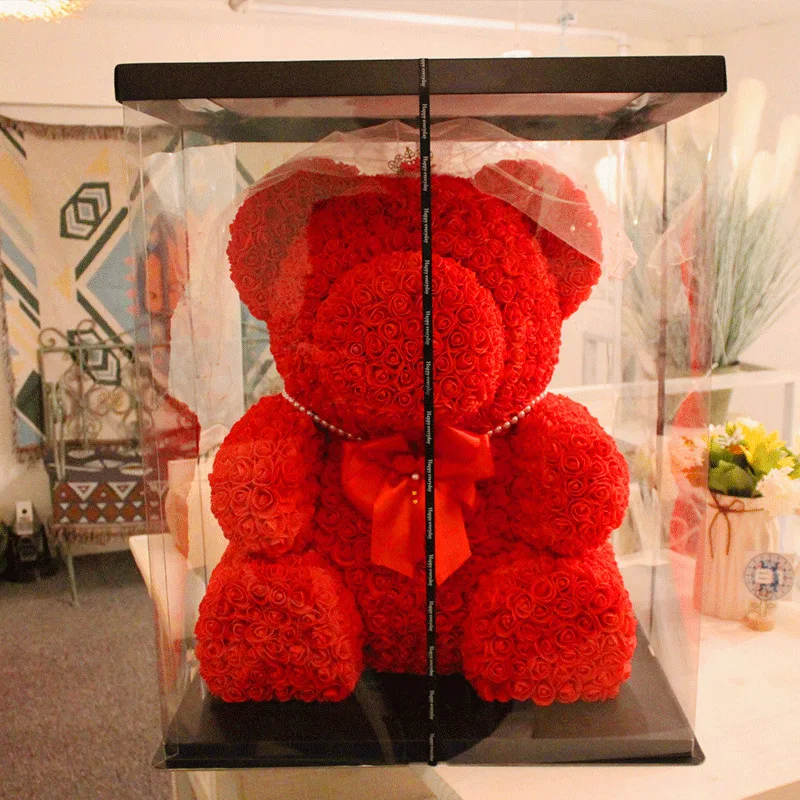 70cm rose bear