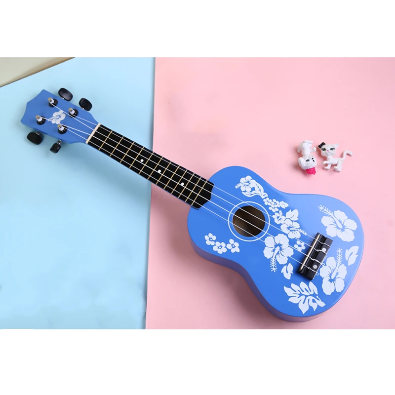 Оптовая продажа популярные детские рок музыкальный инструмент Дерево Мини гитары игрушечные лошадки детские развивающие игрушки