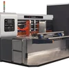Corrugated carton box full computer control 3/4/5 color printing die cutting attach slotting machine
